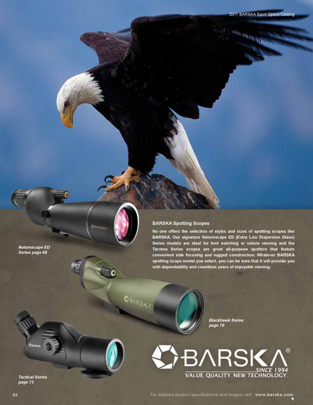 Barska AC10552 manual Barska Spotting Scopes 