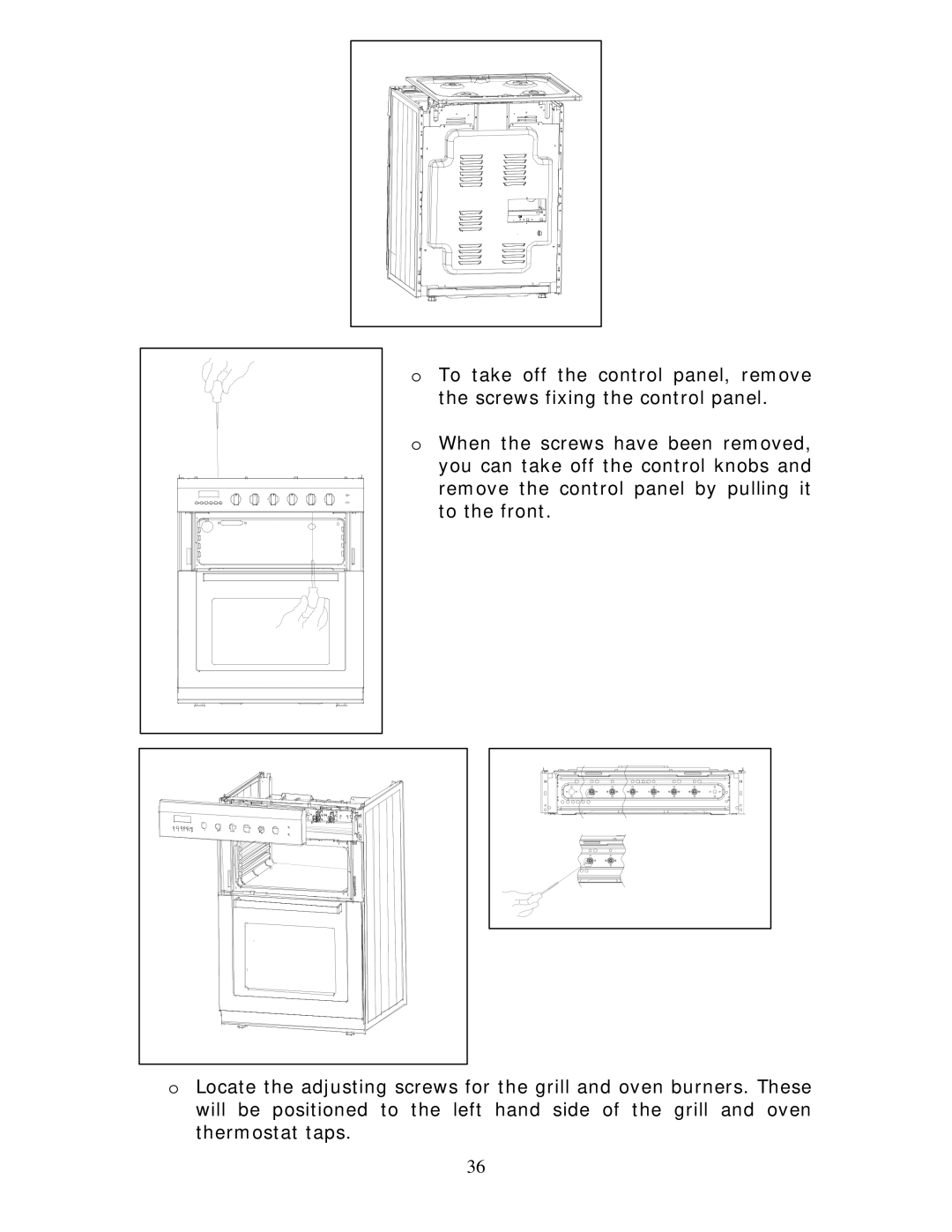 Baumatic BCG520R manual 