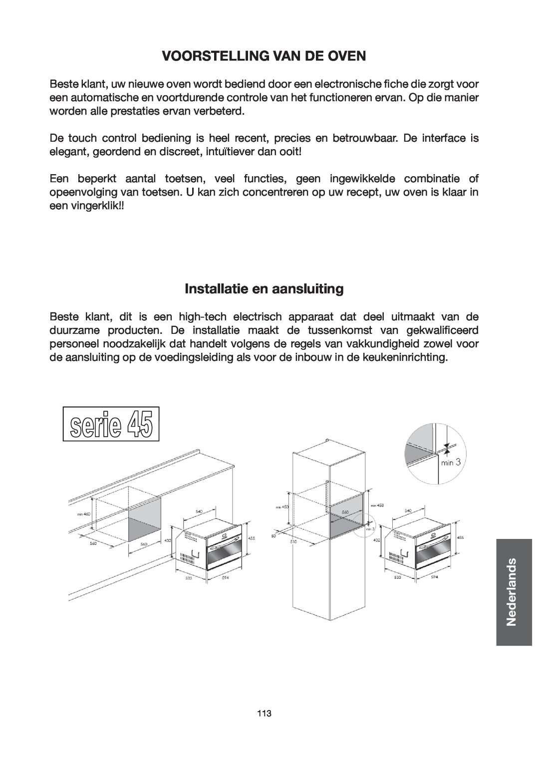 Baumatic BO667TS.DD manual Voorstelling van de oven, Installatie en aansluiting 