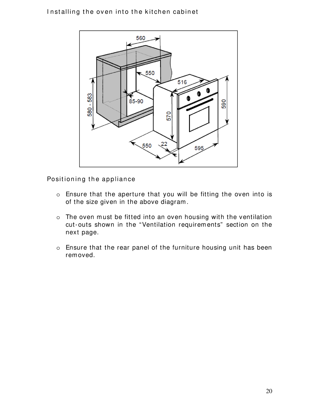 Baumatic BSO612BL manual 