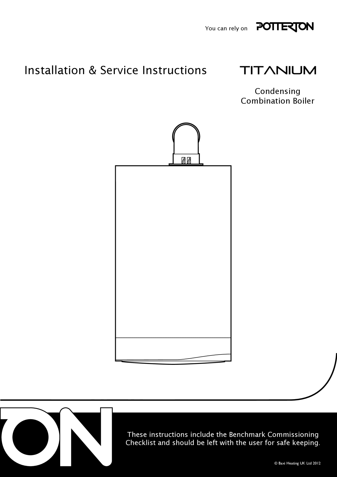 Baxi Potterton 47-393-39, 47-393-40, 47-393-41, 47-393-42 manual Installation & Service Instructions 