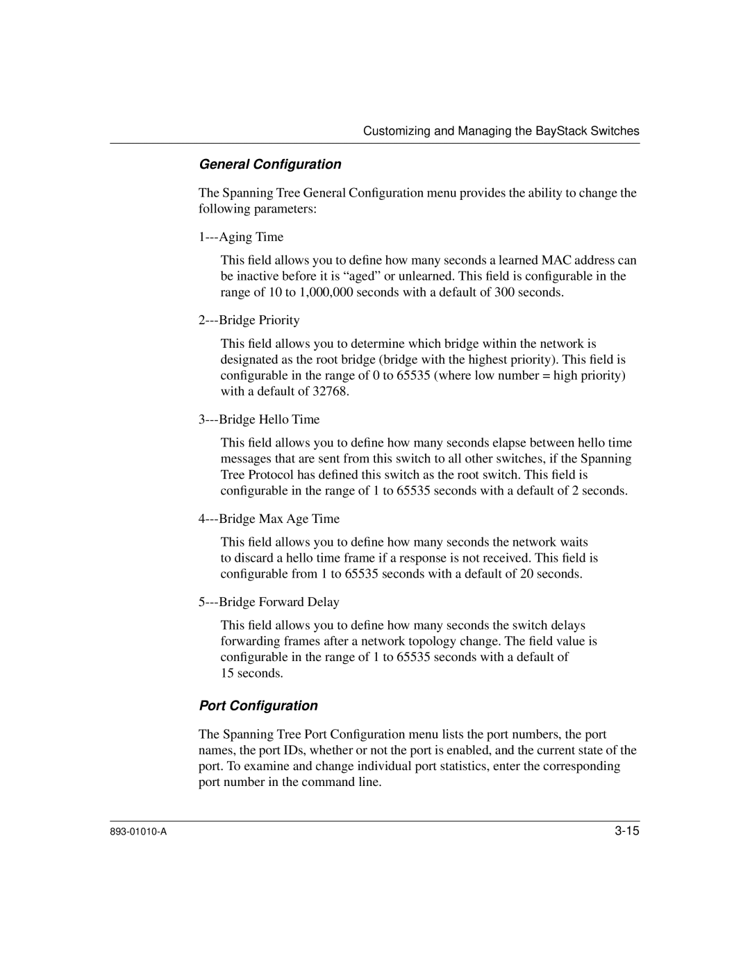 Bay Technical Associates 303, 304 manual General Conﬁguration 