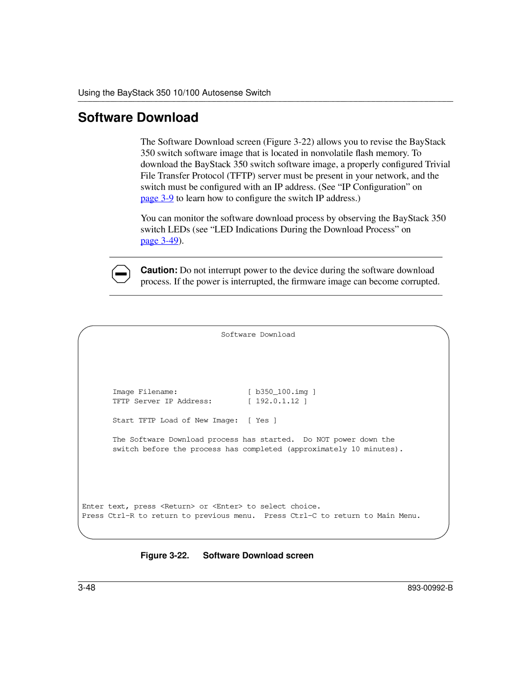 Bay Technical Associates 350 manual Software Download screen 