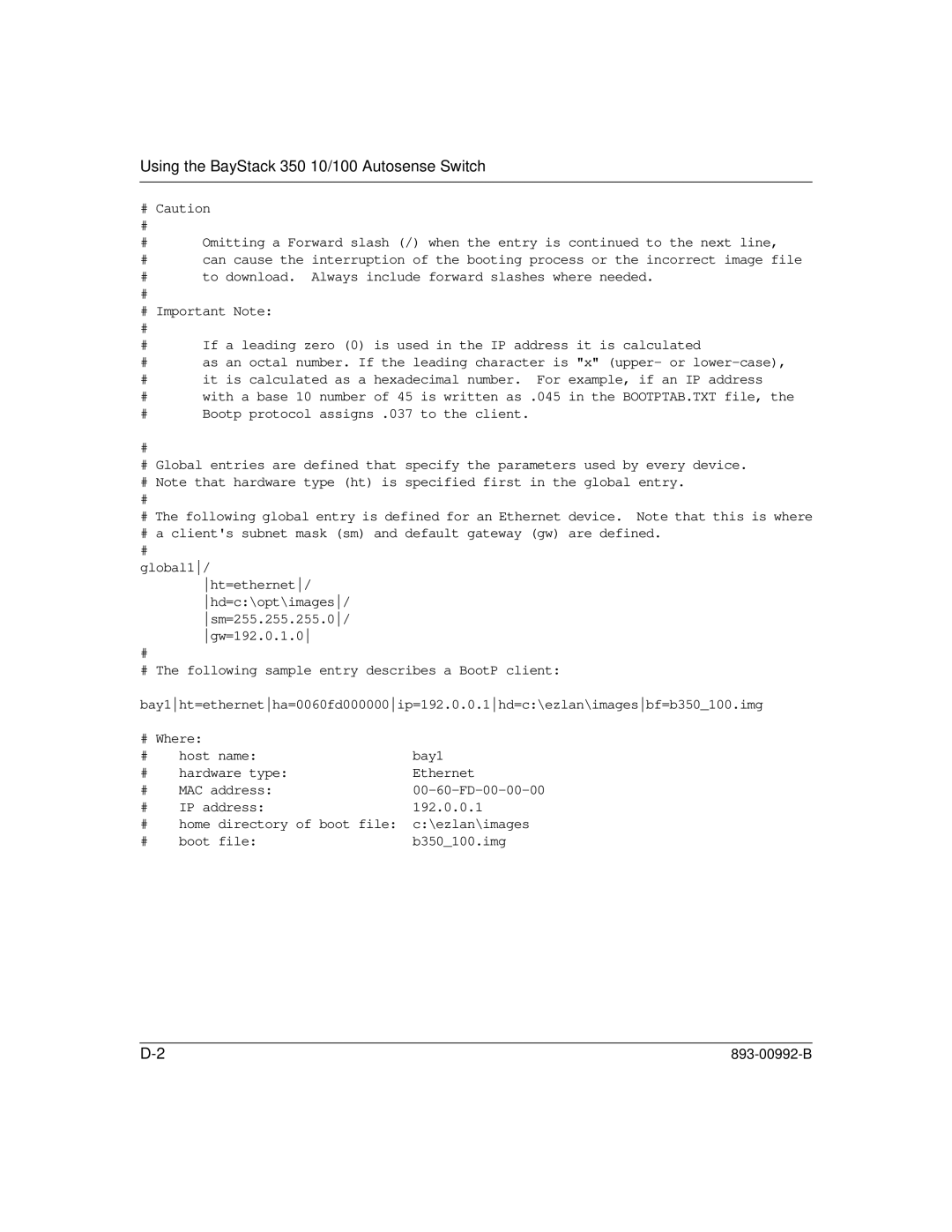 Bay Technical Associates 350 manual 00-60-FD-00-00-00 