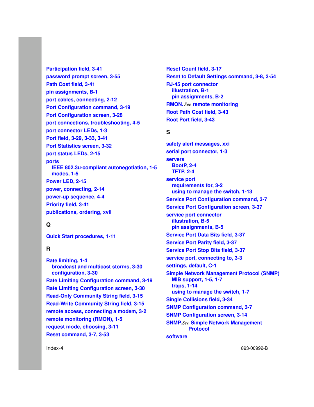 Bay Technical Associates 350 manual Index-4 