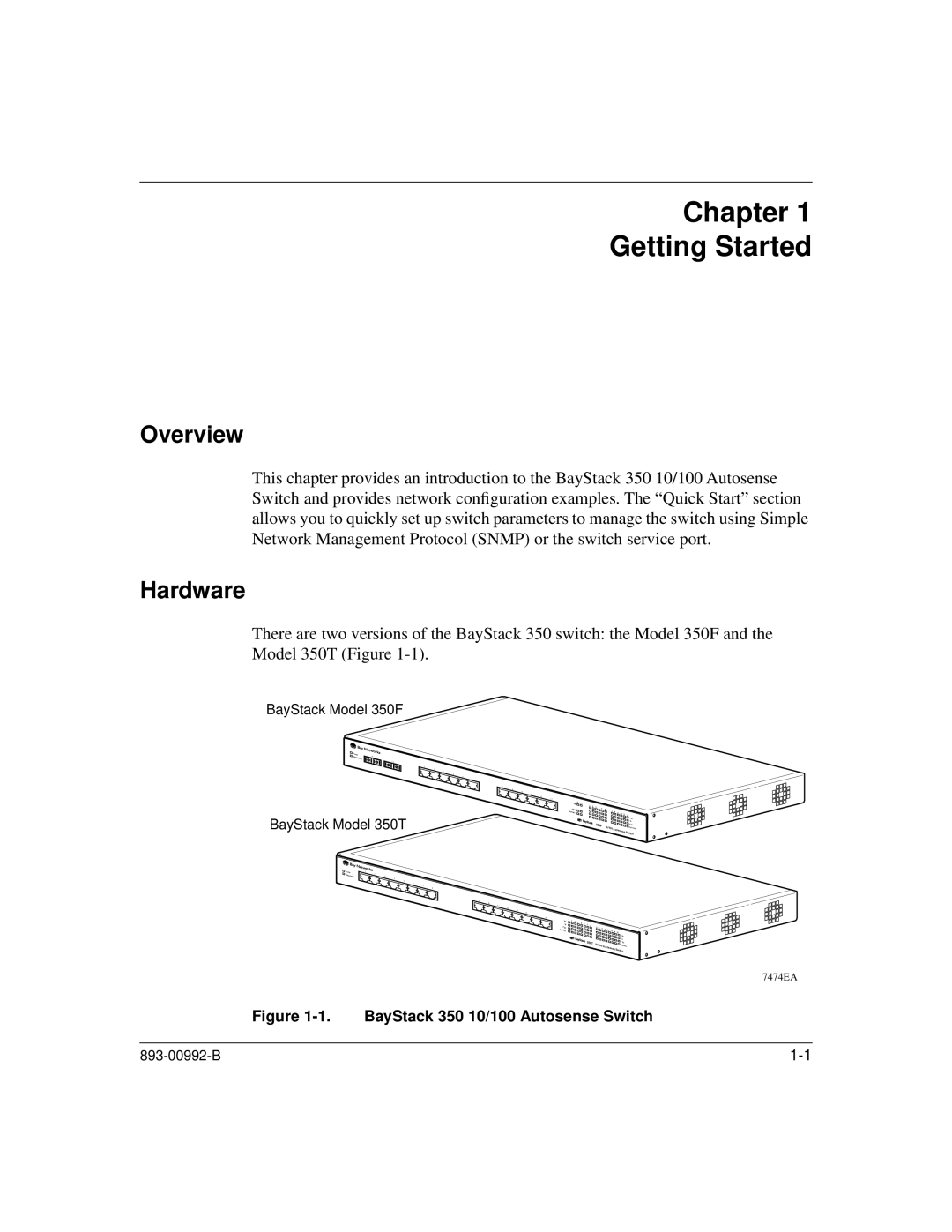 Bay Technical Associates 350 manual Chapter Getting Started, Overview, Hardware 