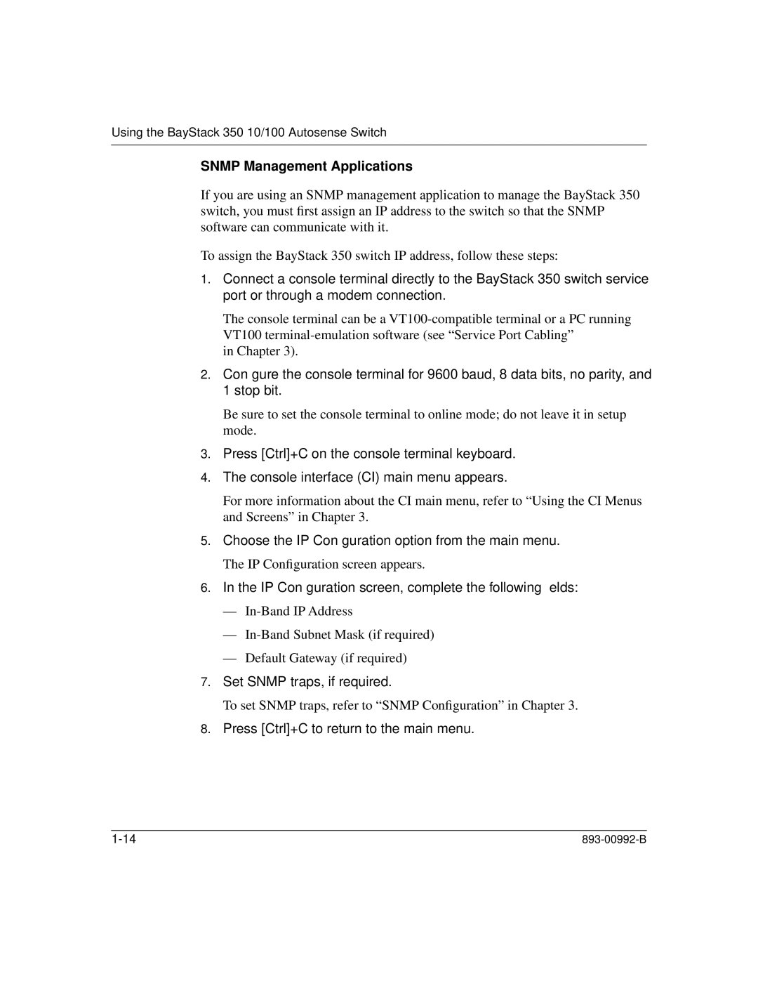 Bay Technical Associates 350 manual Snmp Management Applications, To set Snmp traps, refer to Snmp Conﬁguration in Chapter 