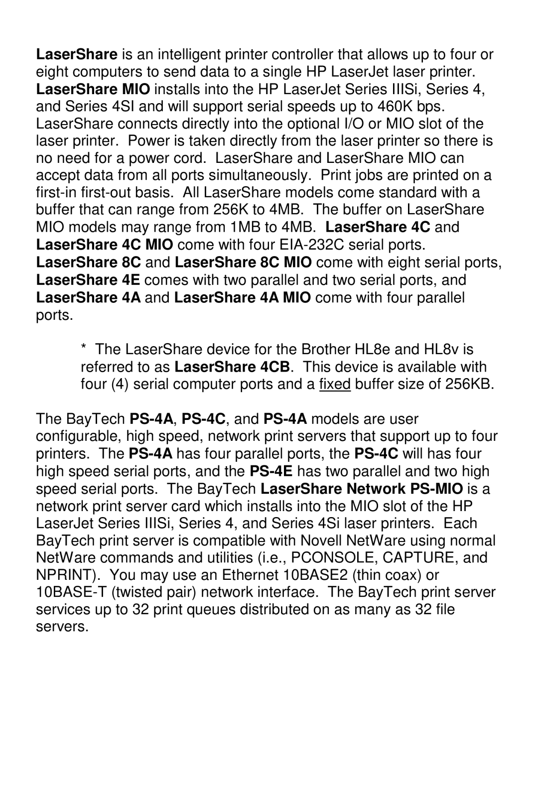 Bay Technical Associates 5218H, 528H, 529H, 525H owner manual 