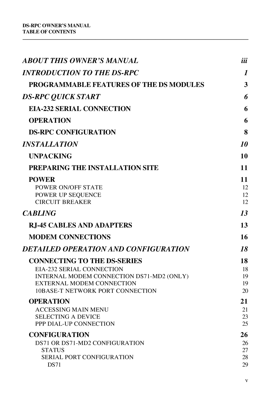 Bay Technical Associates DS2-RPC DS4-RPC, DS73, DS2-RPC, DS4-RPC owner manual Introduction to the DS-RPC 