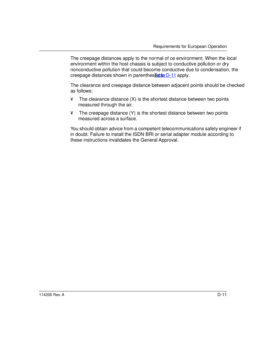 Bay Technical Associates none manual Requirements for European Operation 