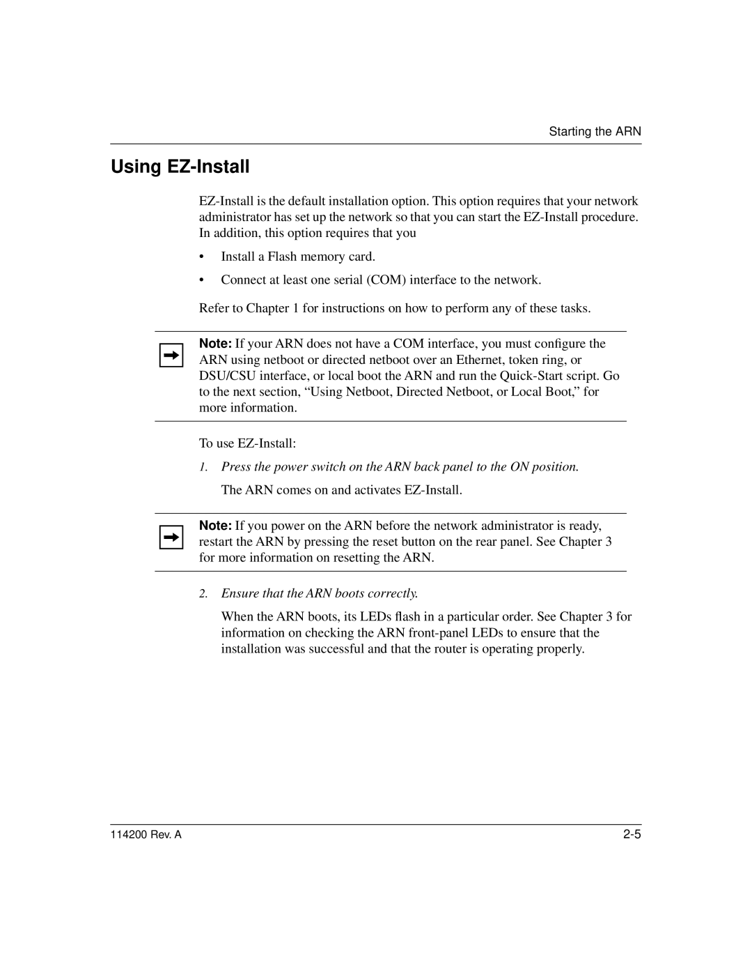 Bay Technical Associates none manual Using EZ-Install 