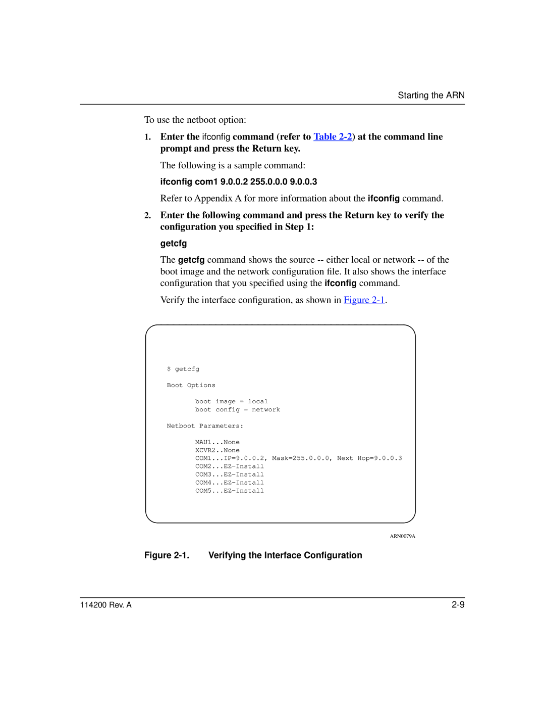 Bay Technical Associates none manual Following is a sample command ifconﬁg com1 9.0.0.2 255.0.0.0 