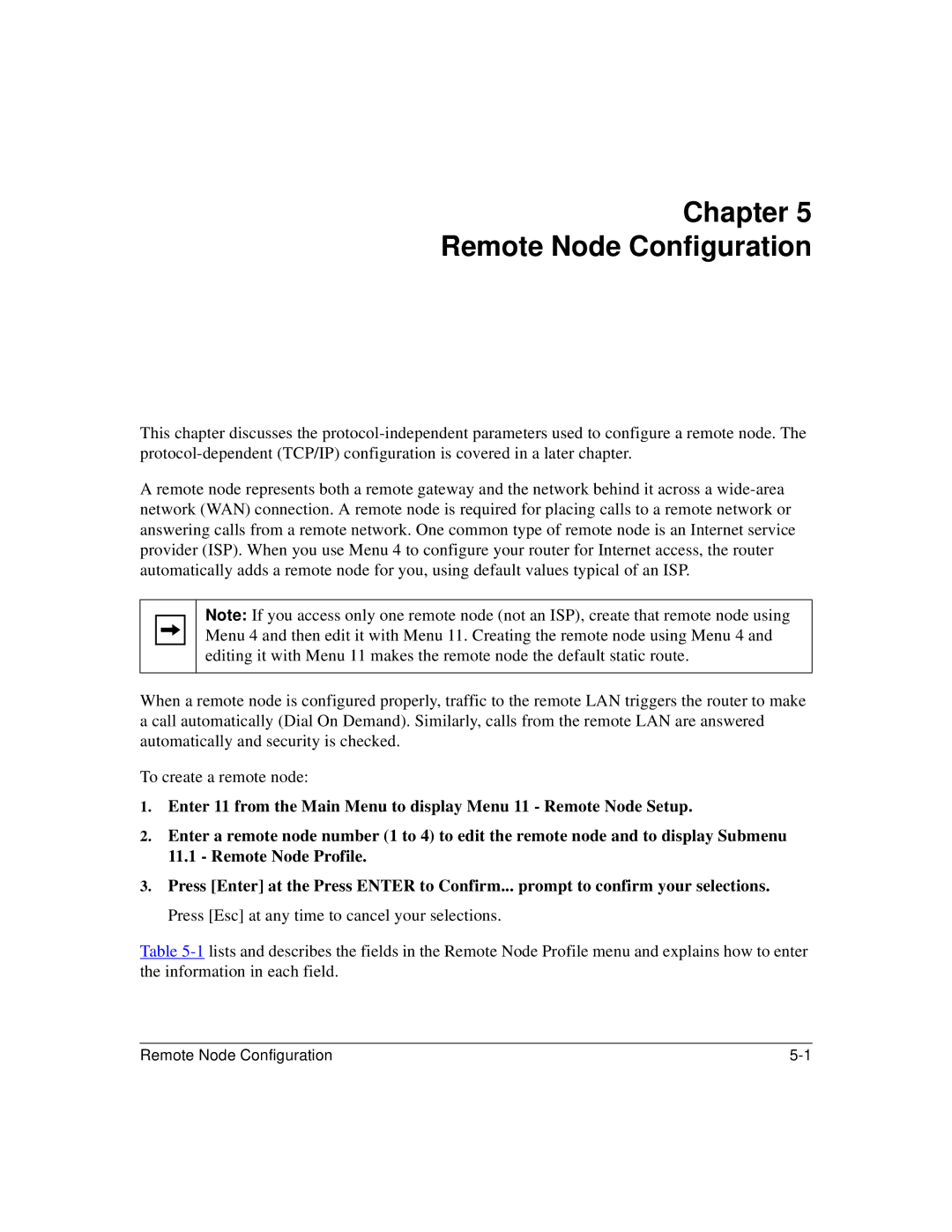 Bay Technical Associates RM356 manual Chapter Remote Node Configuration 