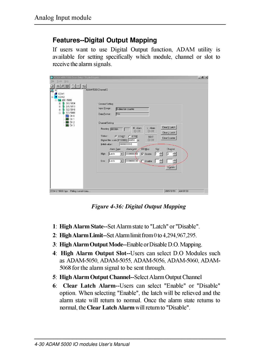 B&B Electronics 5000 Series user manual Features--Digital Output Mapping 