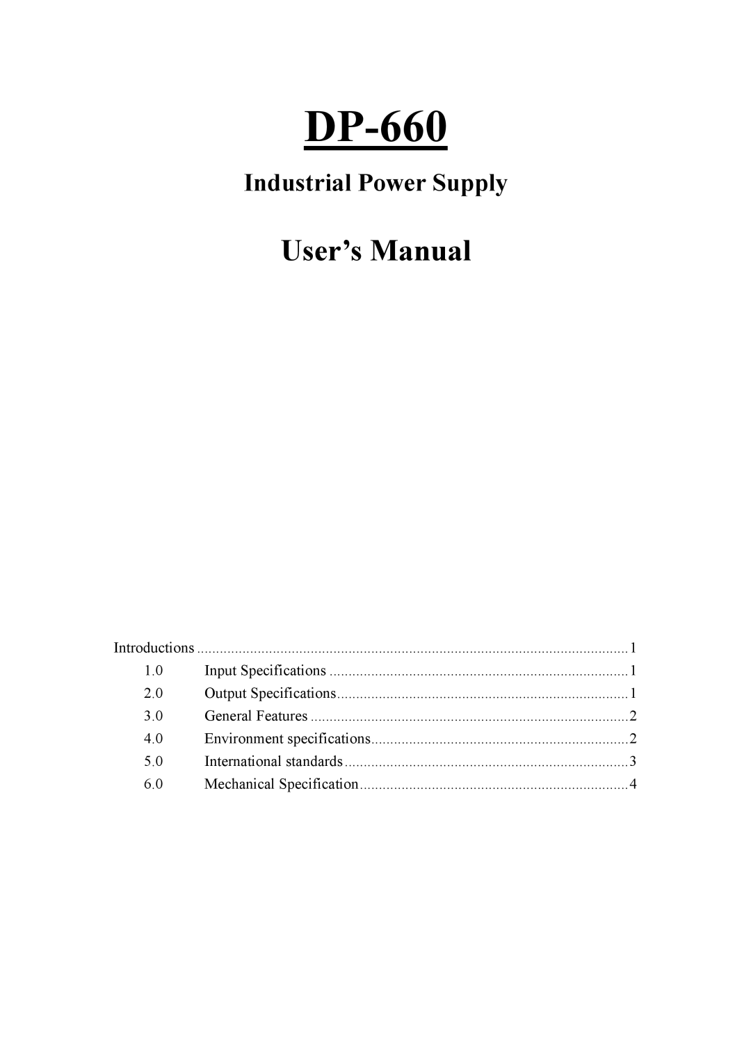 B&B Electronics DP-660 user manual 