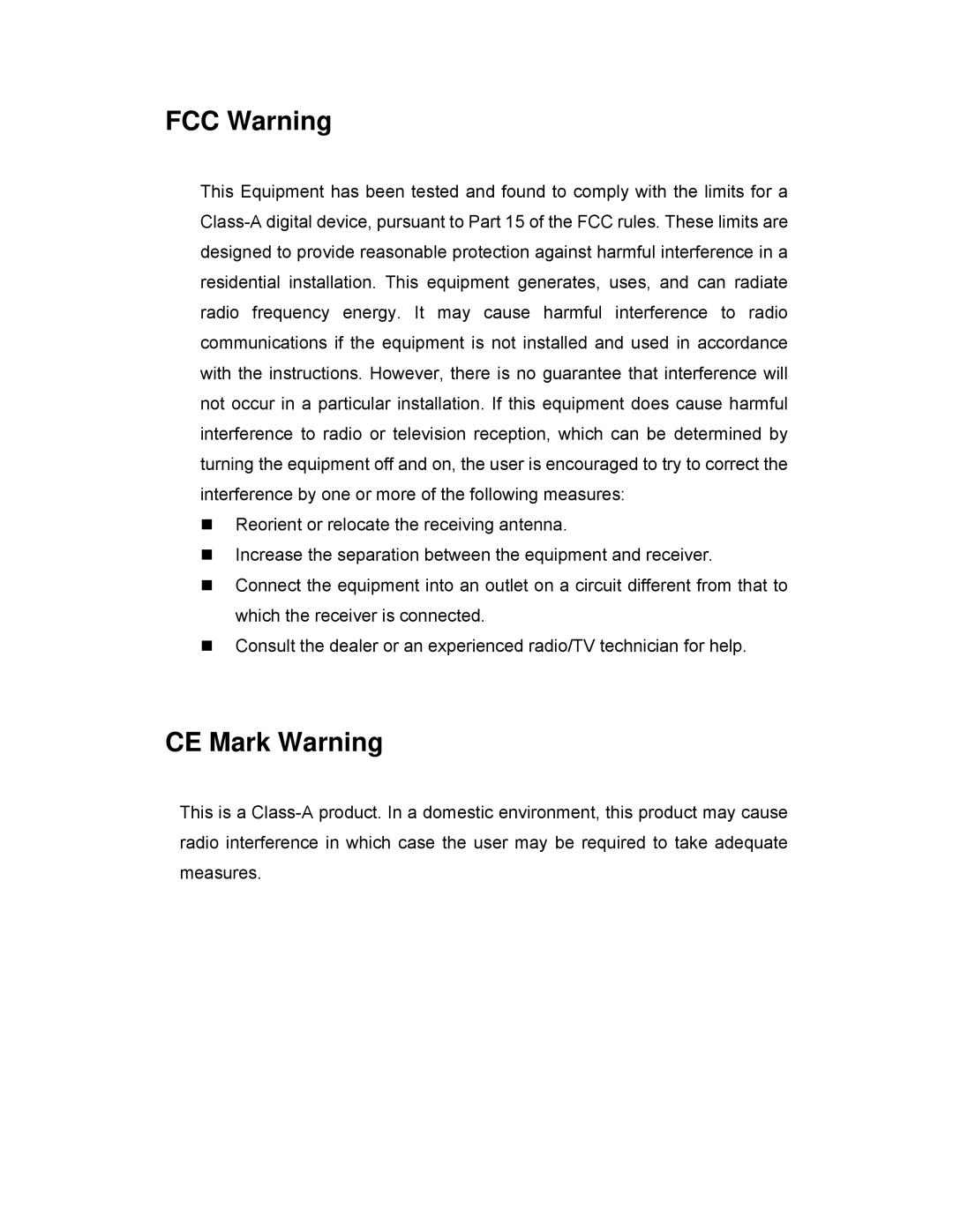 B&B Electronics EIR618-2SFP-T manual FCC Warning 