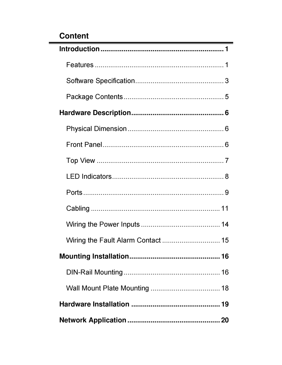 B&B Electronics EIR618-2SFP-T manual Content 