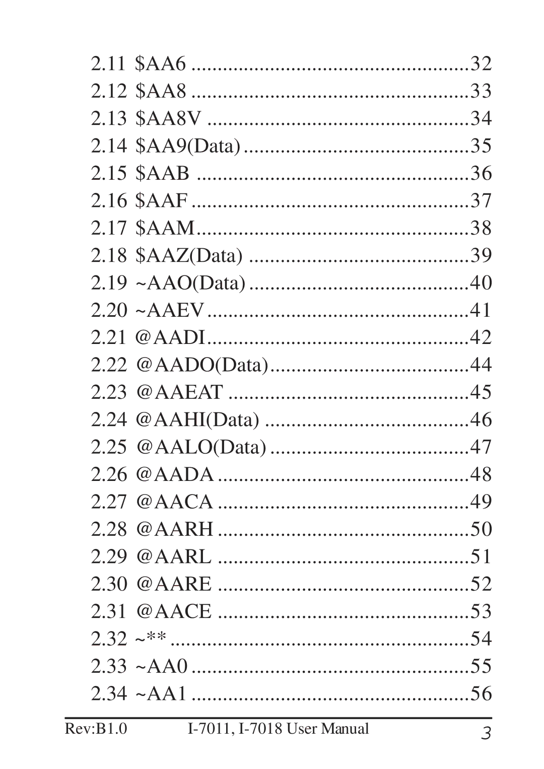 B&B Electronics I-7011 user manual @AADOData 