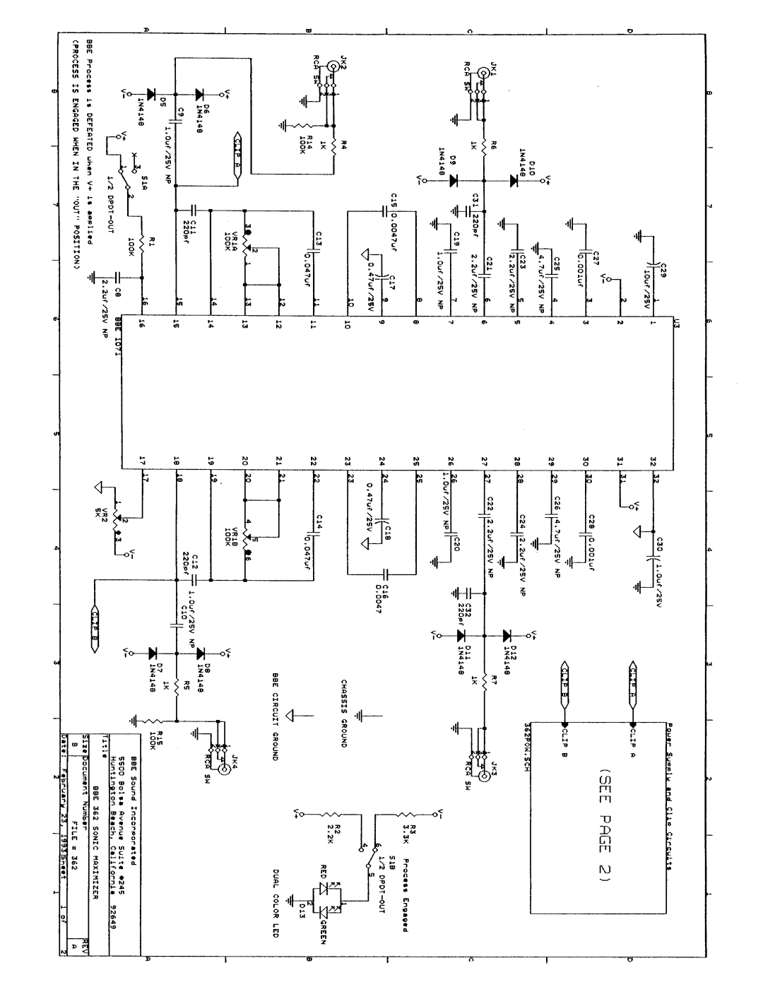 BBE 362 manual 