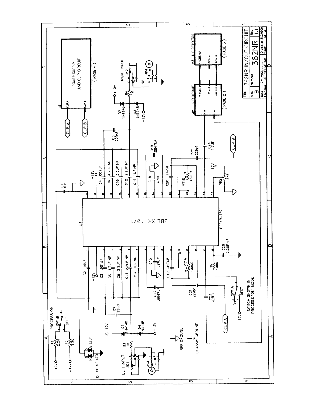 BBE 362NR manual 