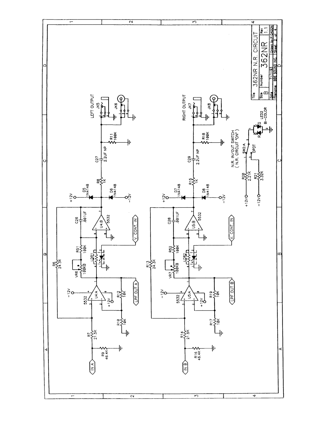 BBE 362NR manual 