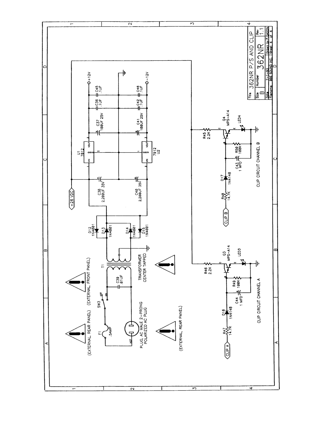 BBE 362NR manual 