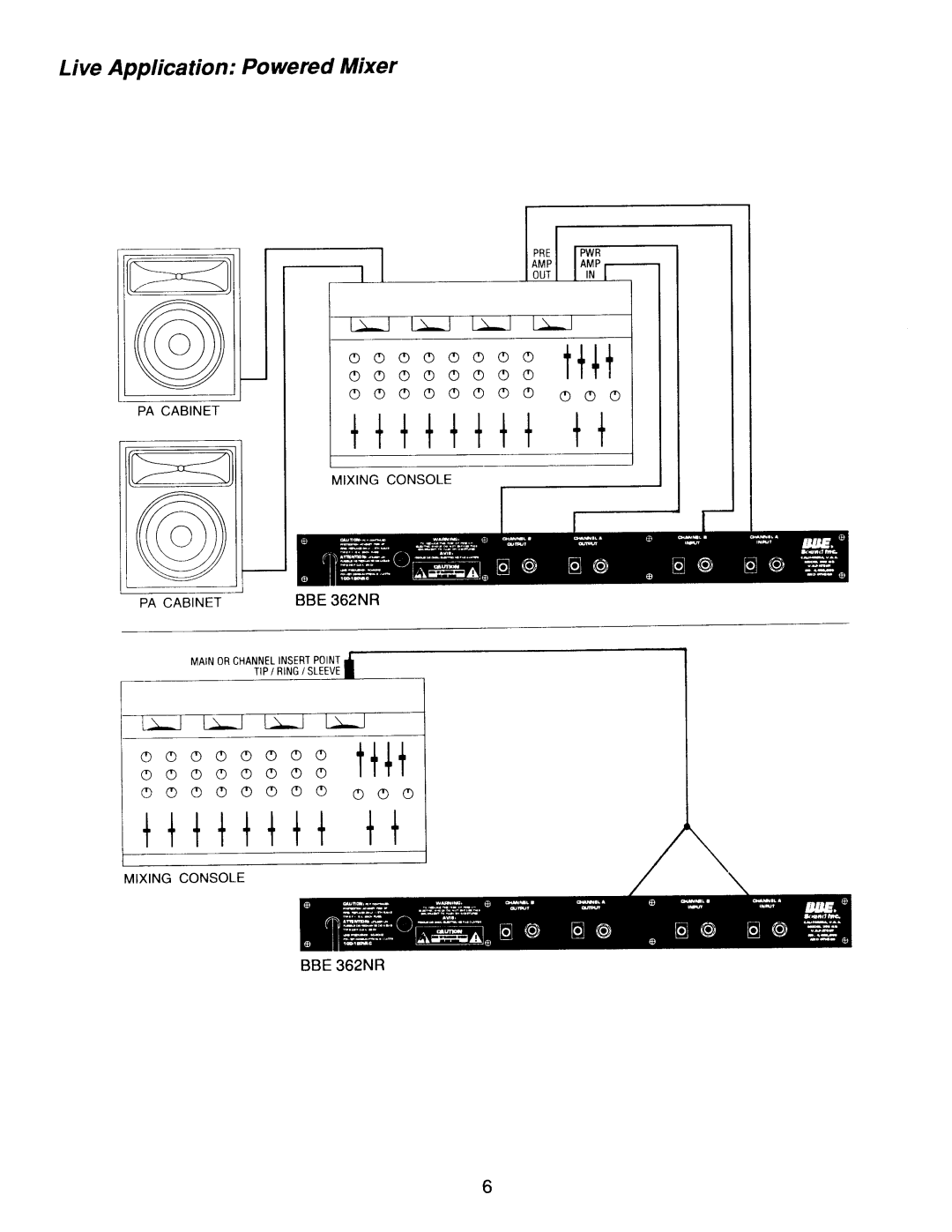 BBE 362NR manual 