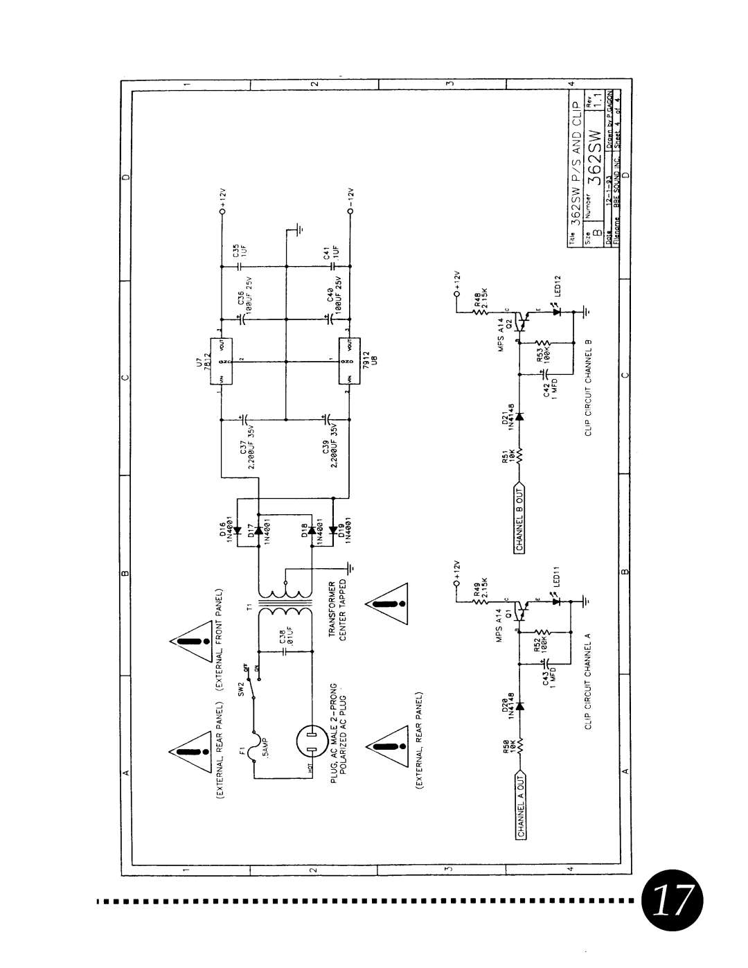 BBE 362SW manual 