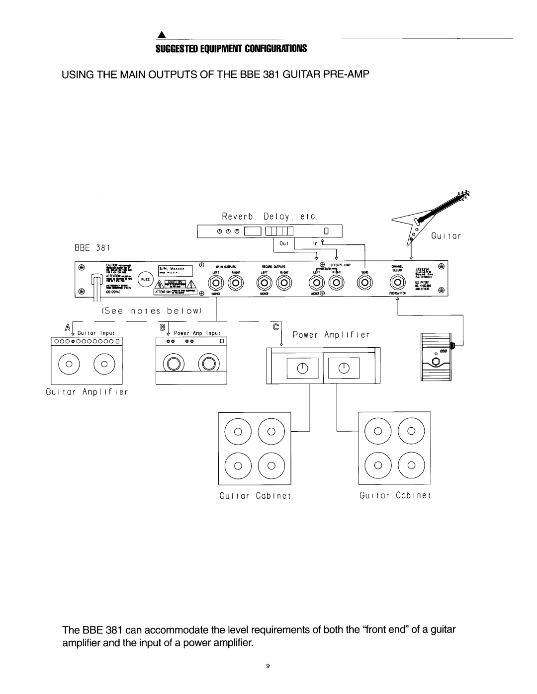 BBE 381 manual 