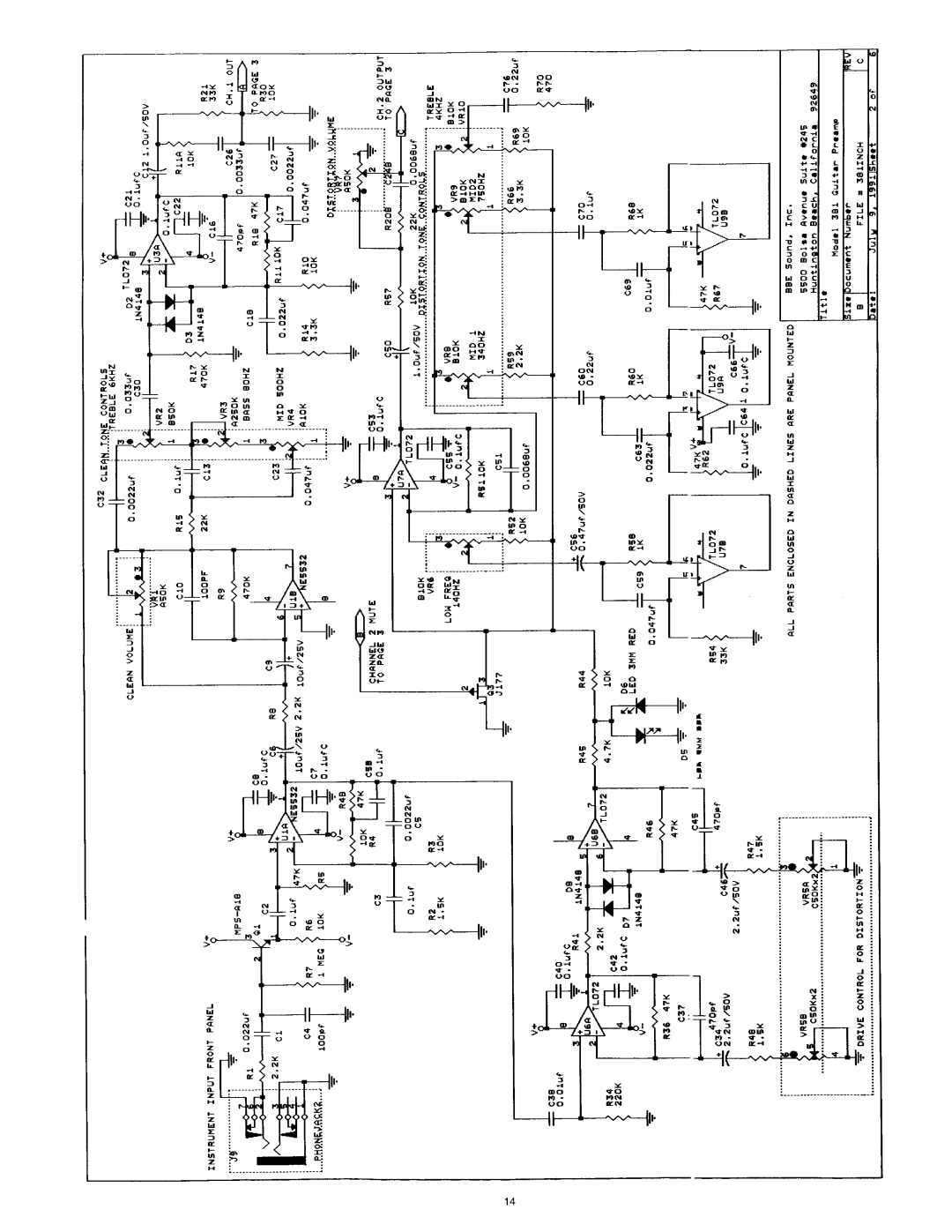 BBE 381 manual 