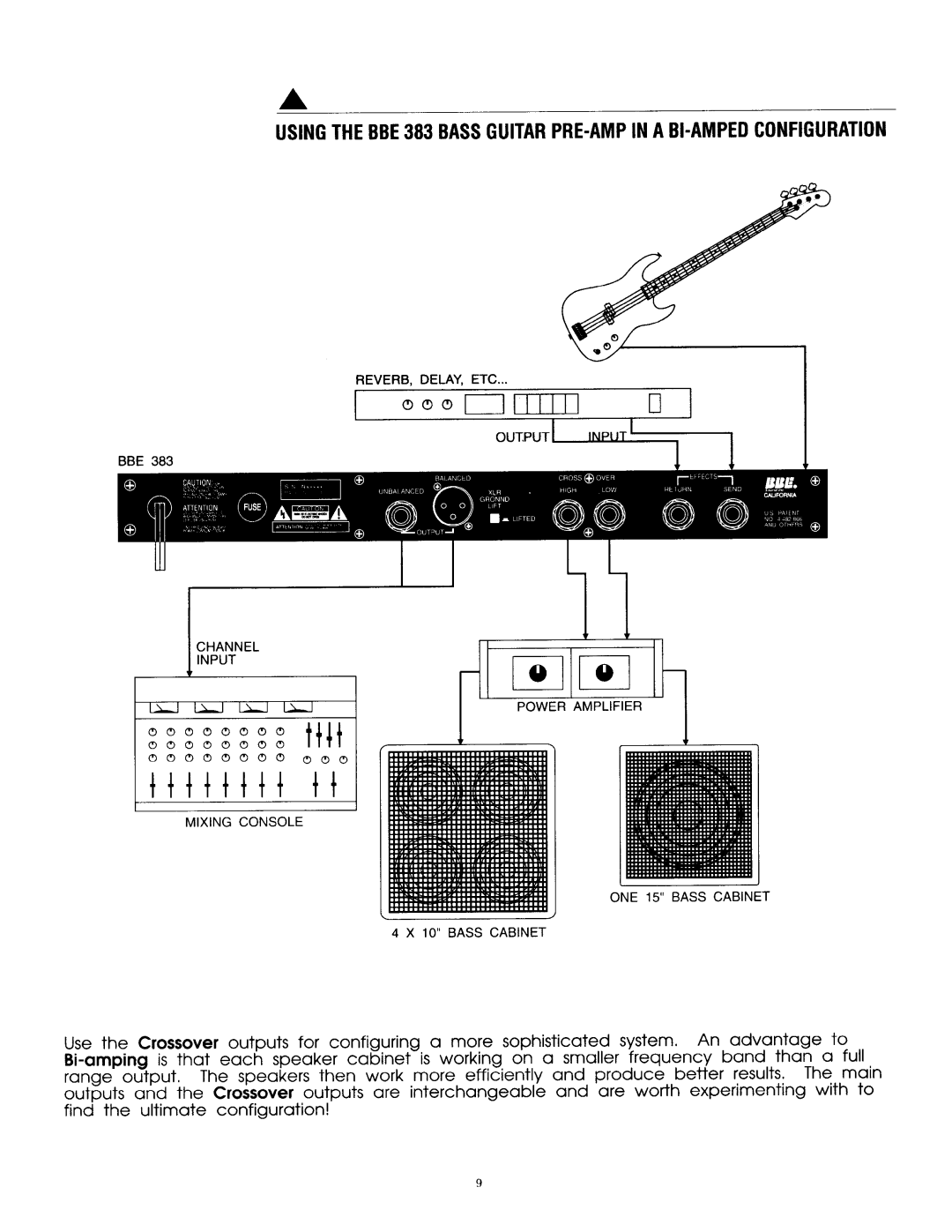 BBE 383 manual 