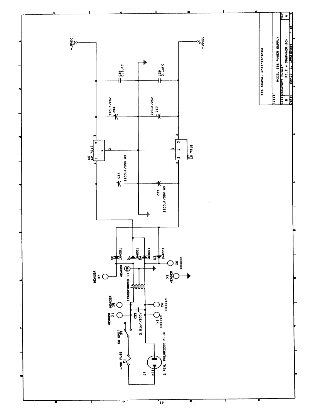 BBE 386 manual 