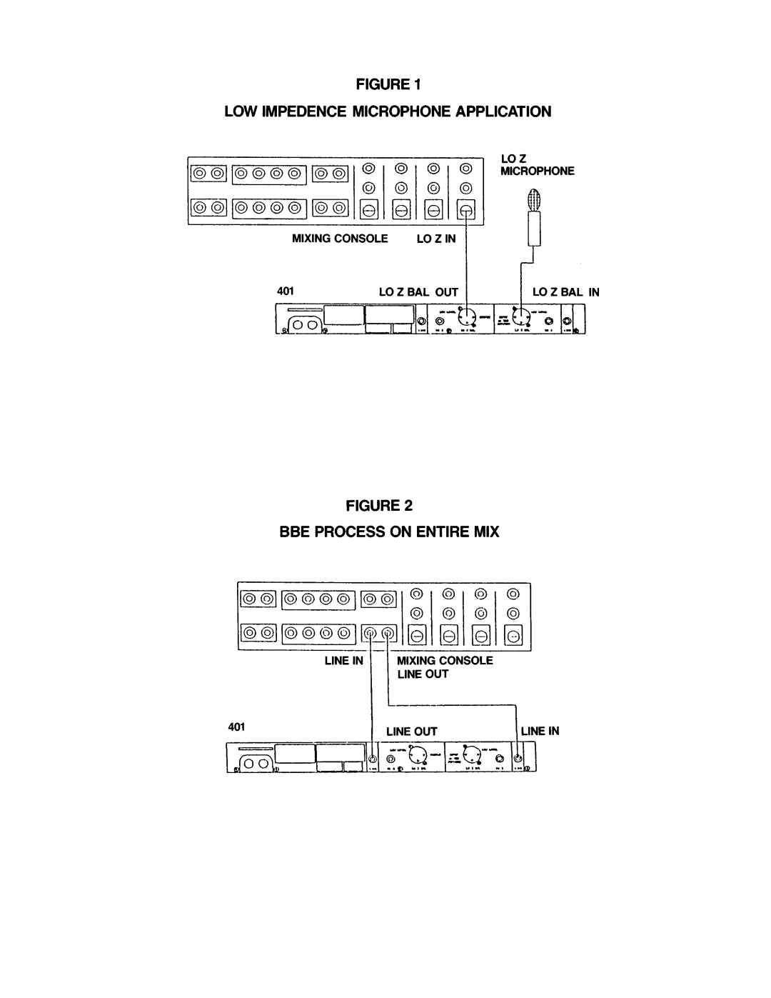 BBE 401 manual 