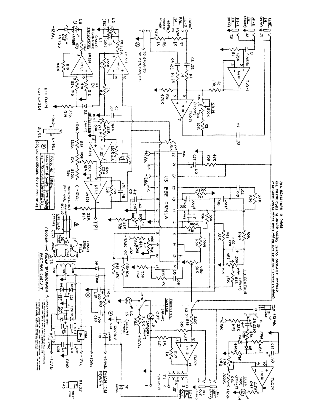 BBE 401 manual 