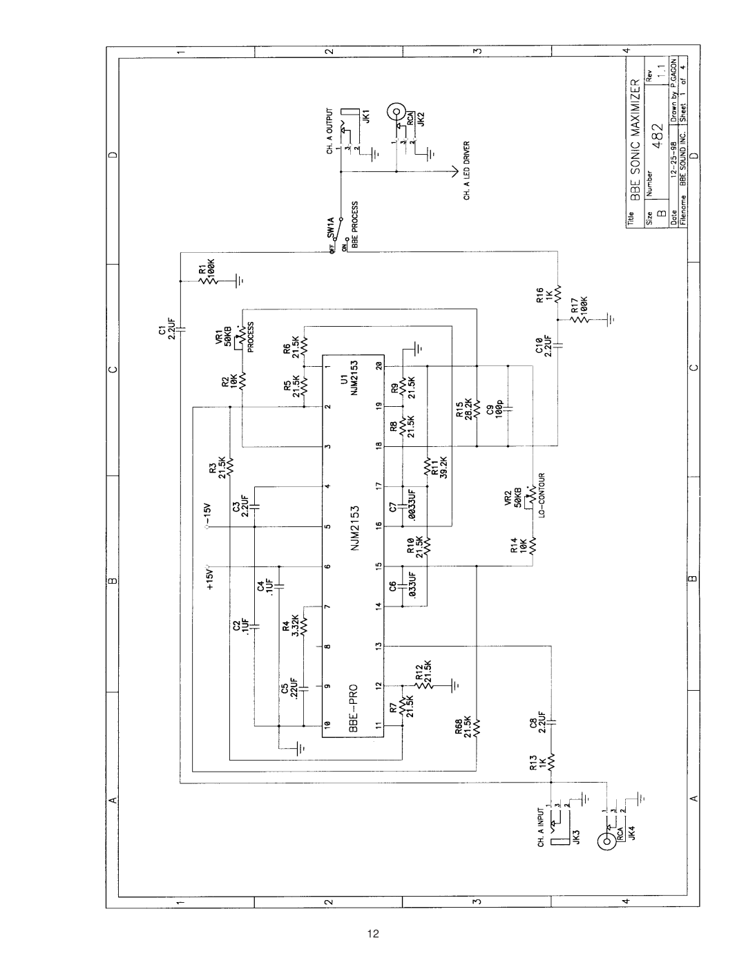 BBE 482 manual 