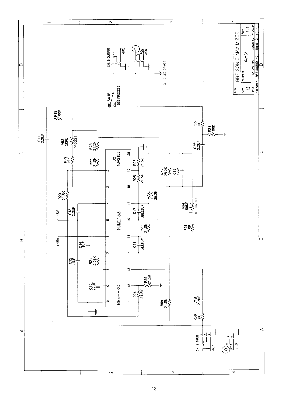 BBE 482 manual 