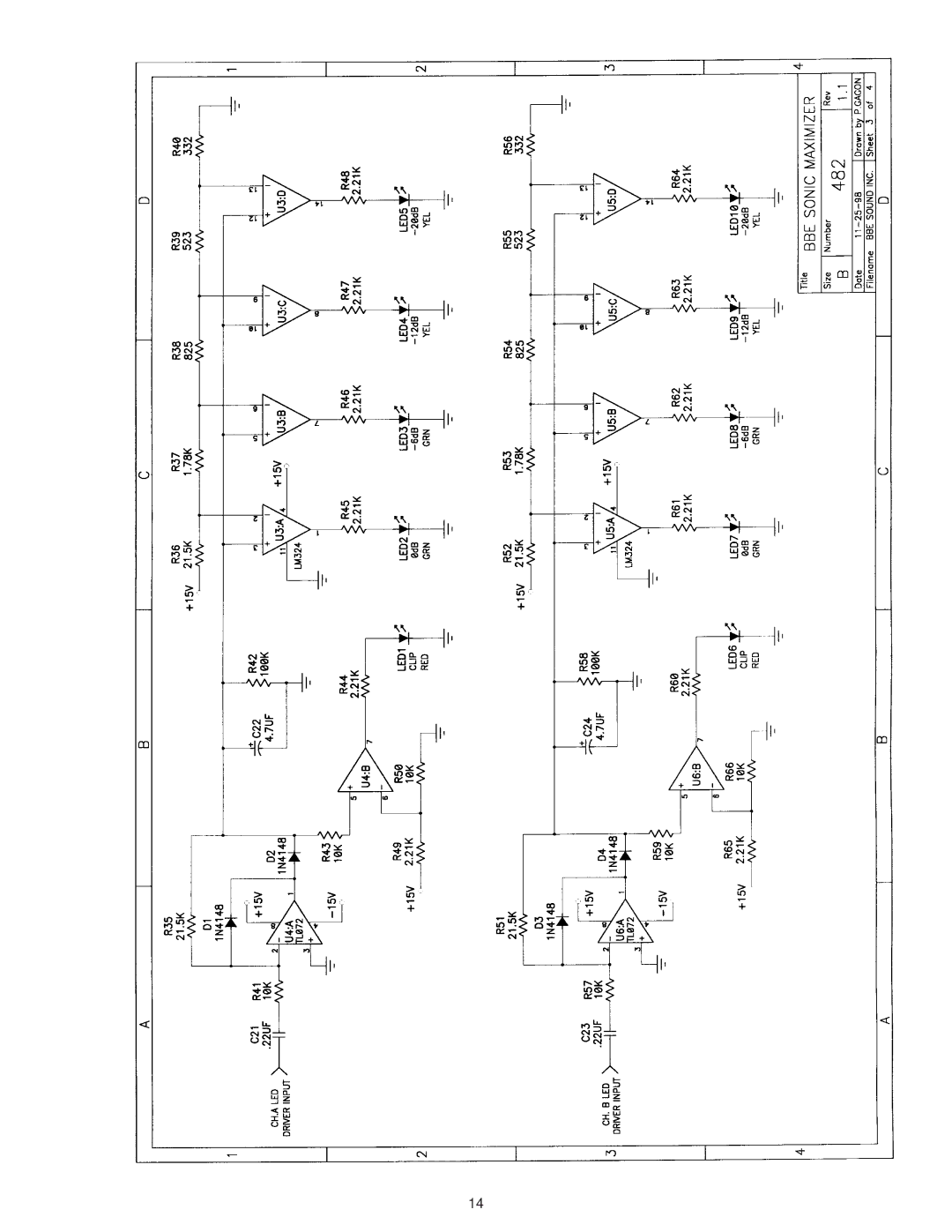 BBE 482 manual 