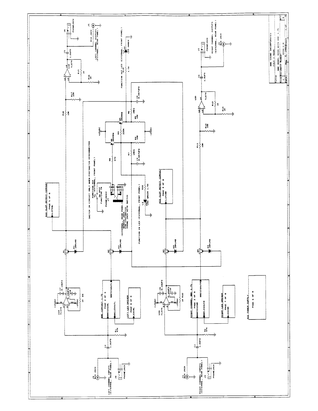 BBE BBE 422A manual 