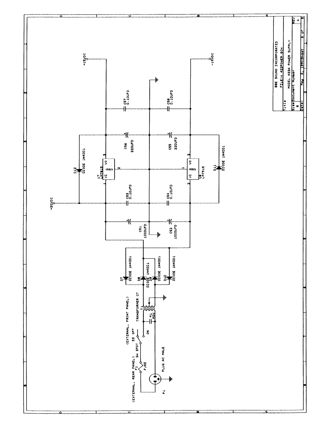 BBE BBE 422A manual 