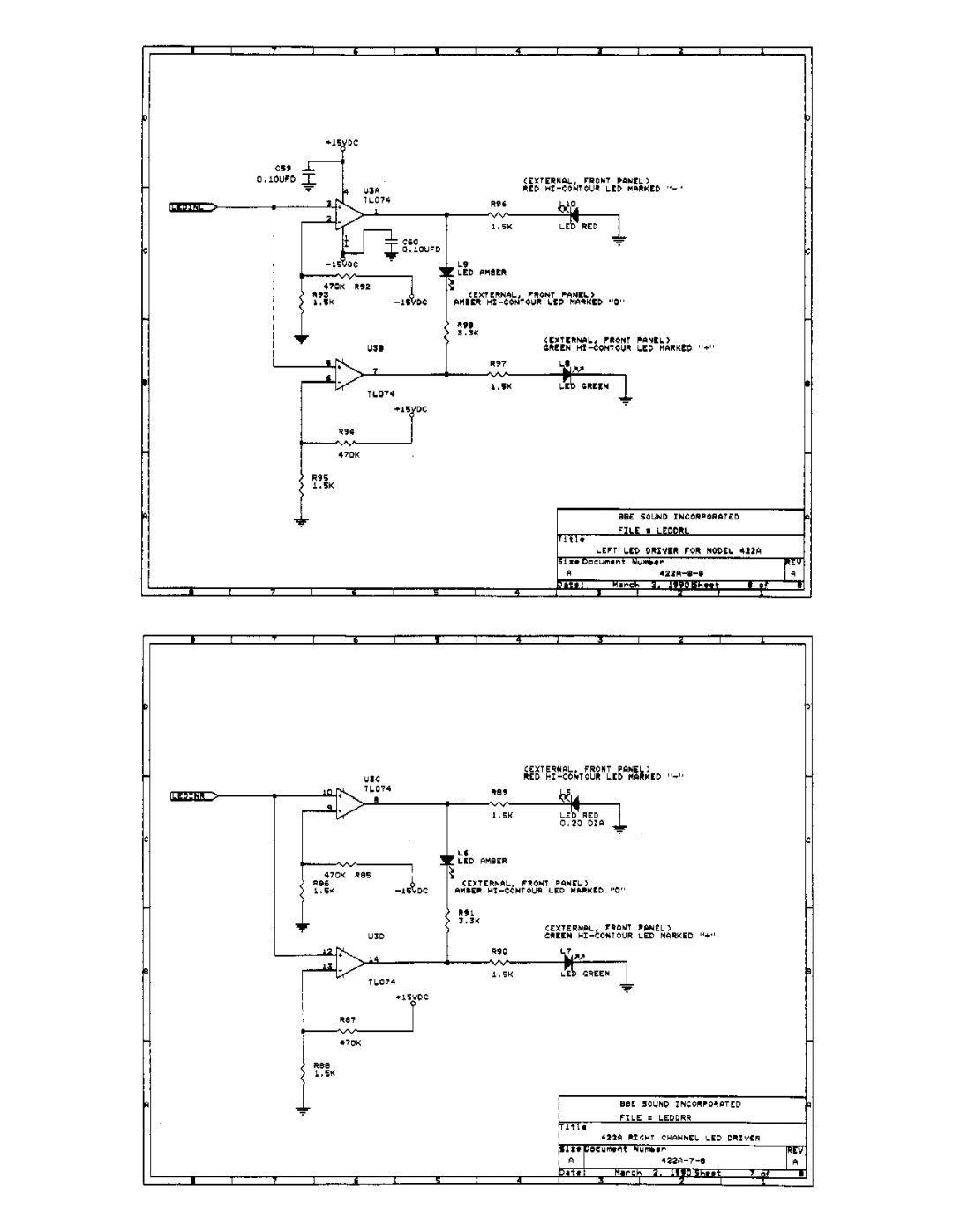 BBE BBE 422A manual 