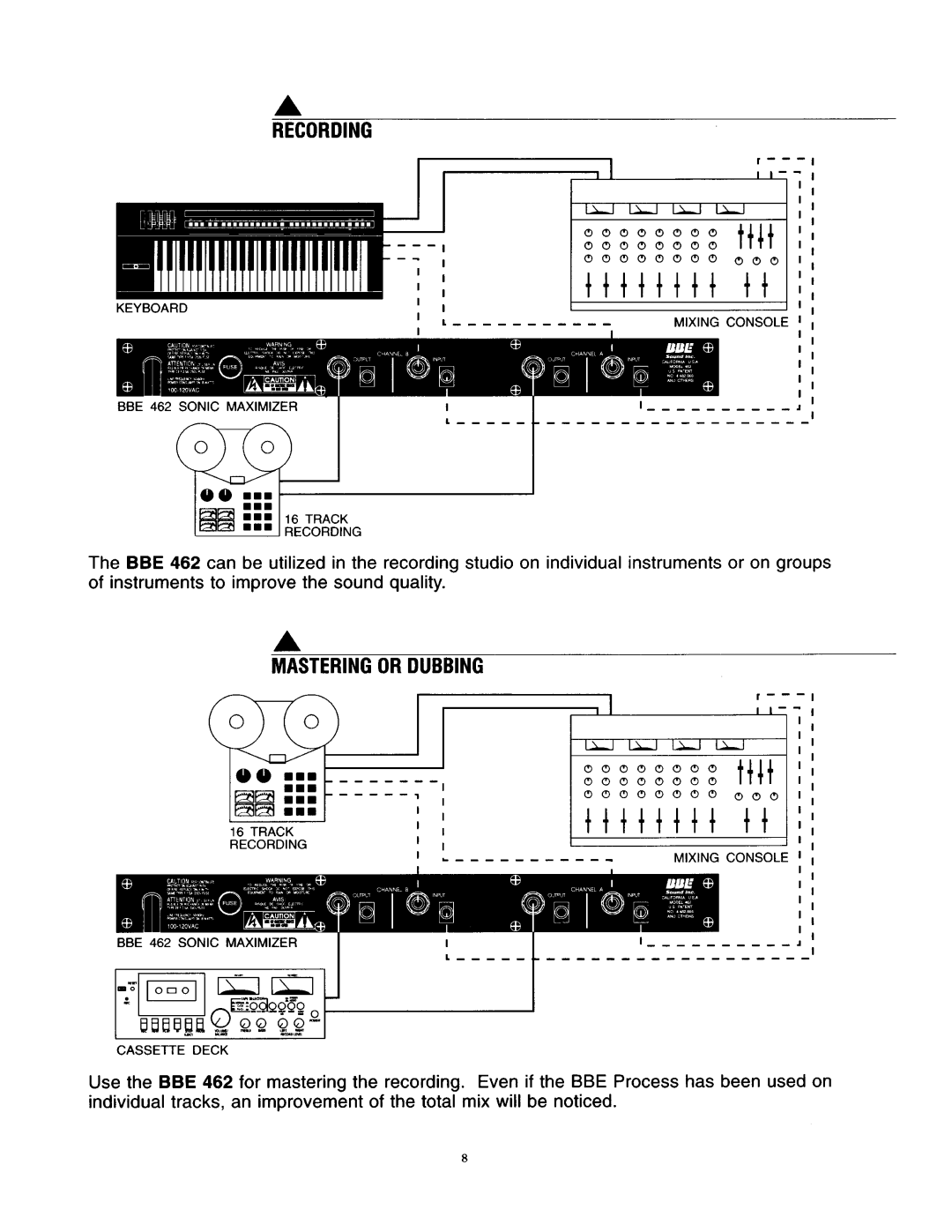 BBE BBE 462 manual 