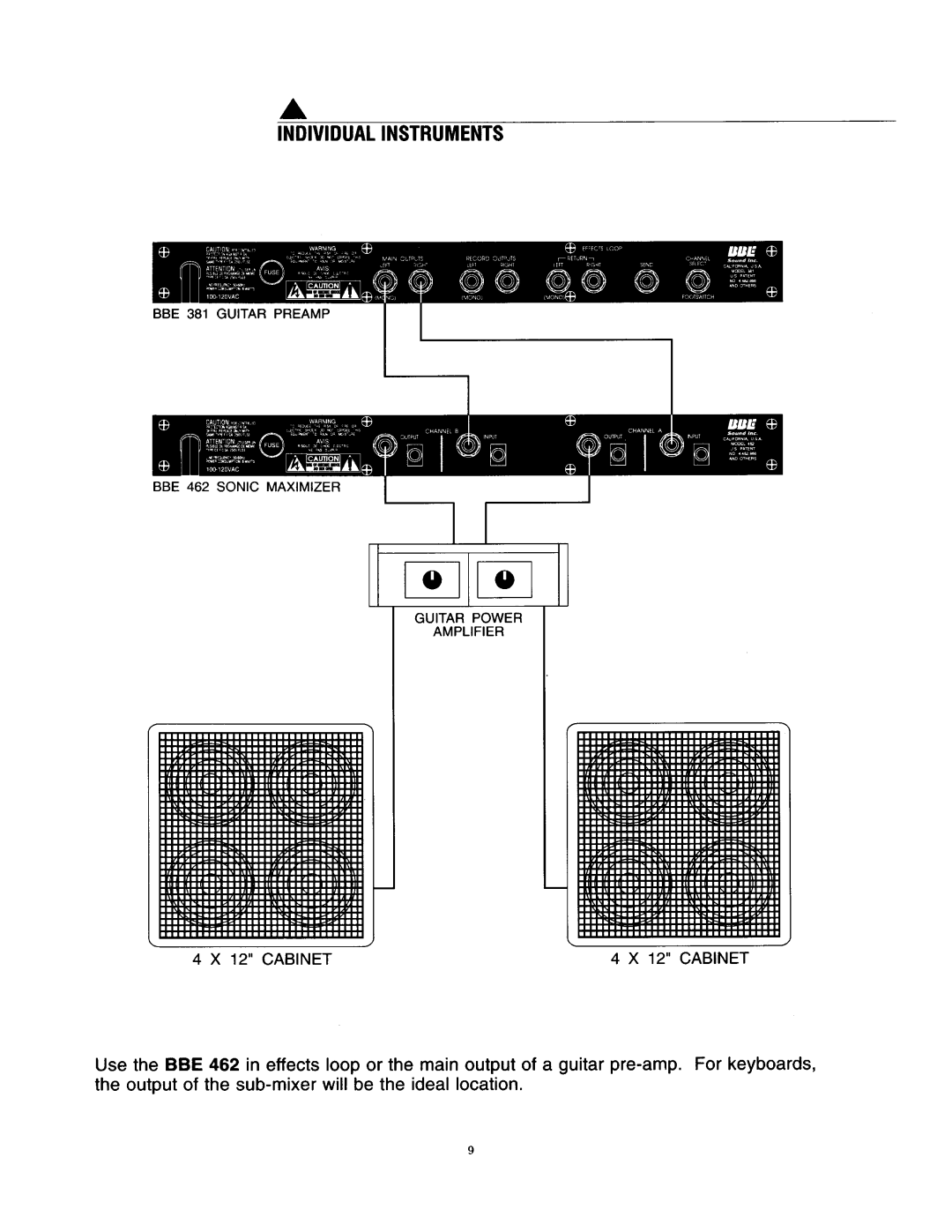 BBE BBE 462 manual 