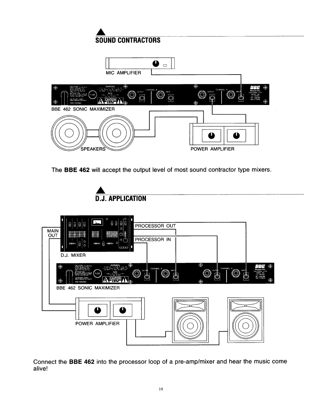 BBE BBE 462 manual 