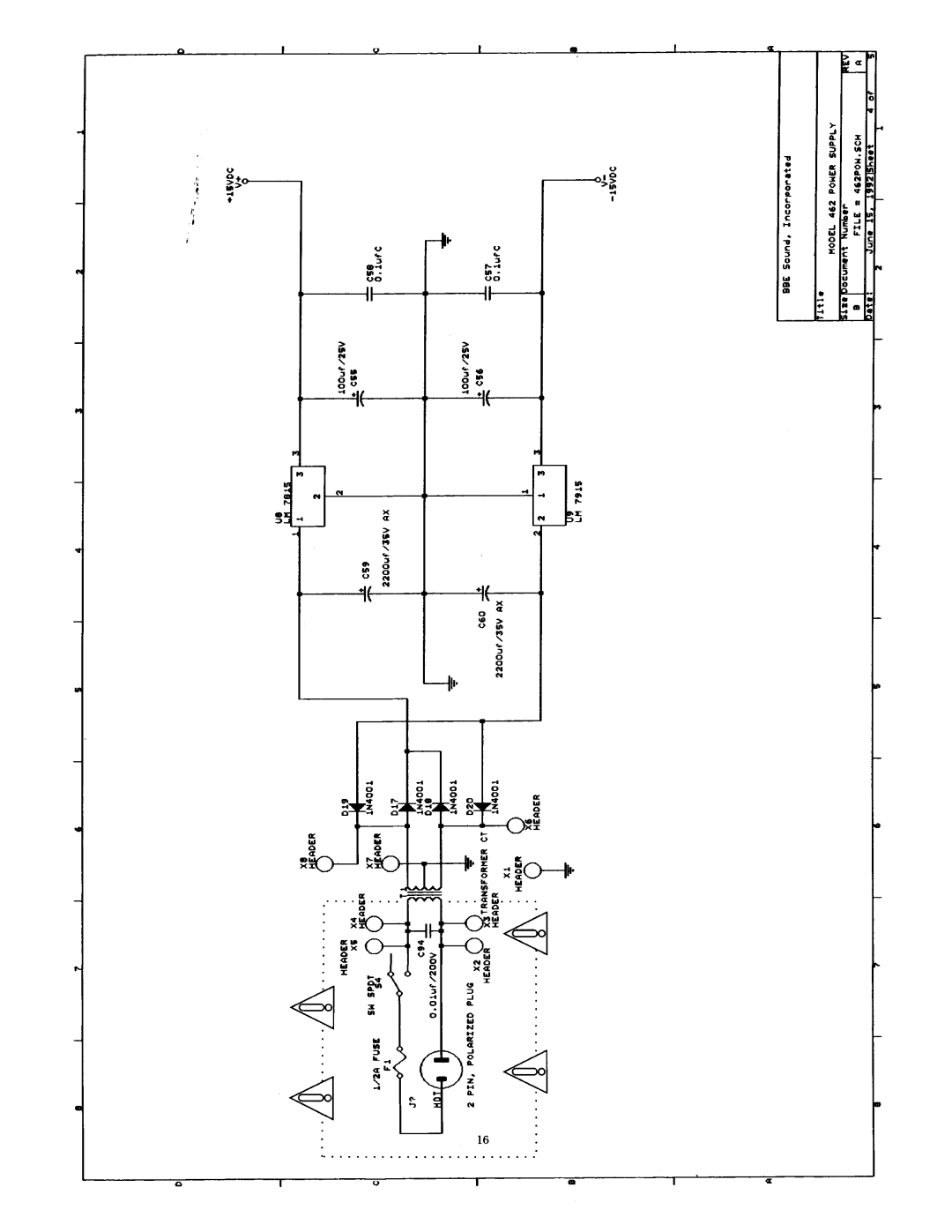 BBE BBE 462 manual 