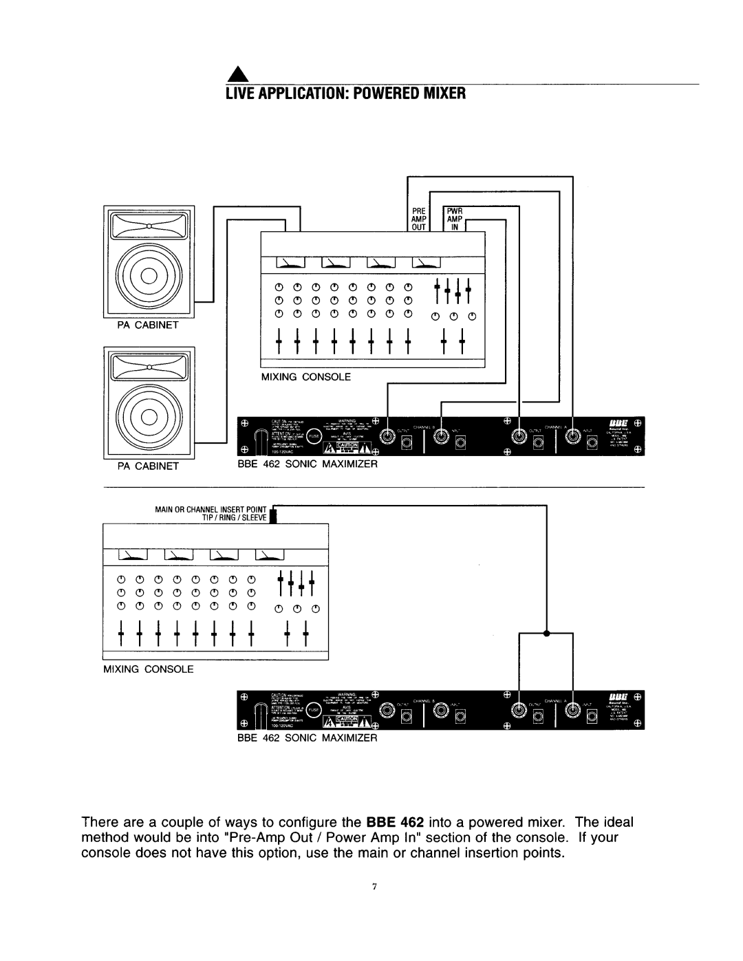 BBE BBE 462 manual 