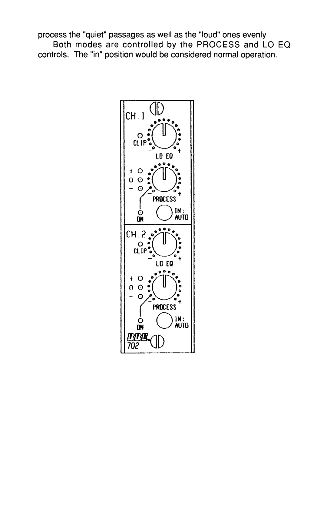 BBE BBE 702 manual 