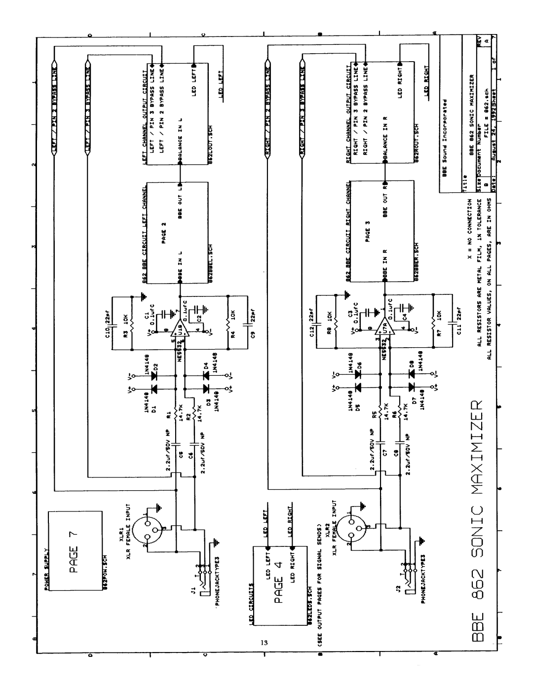 BBE BBE 862 manual 