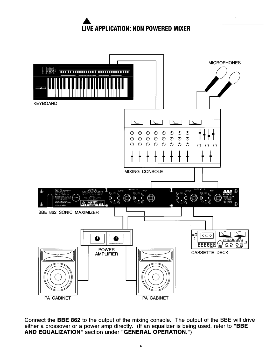 BBE BBE 862 manual 