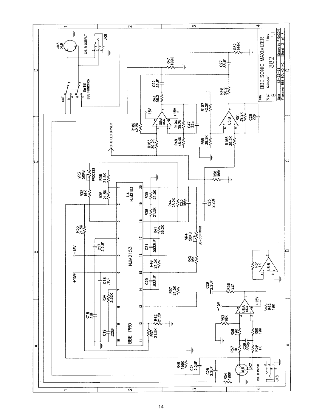 BBE BBE 882 manual 