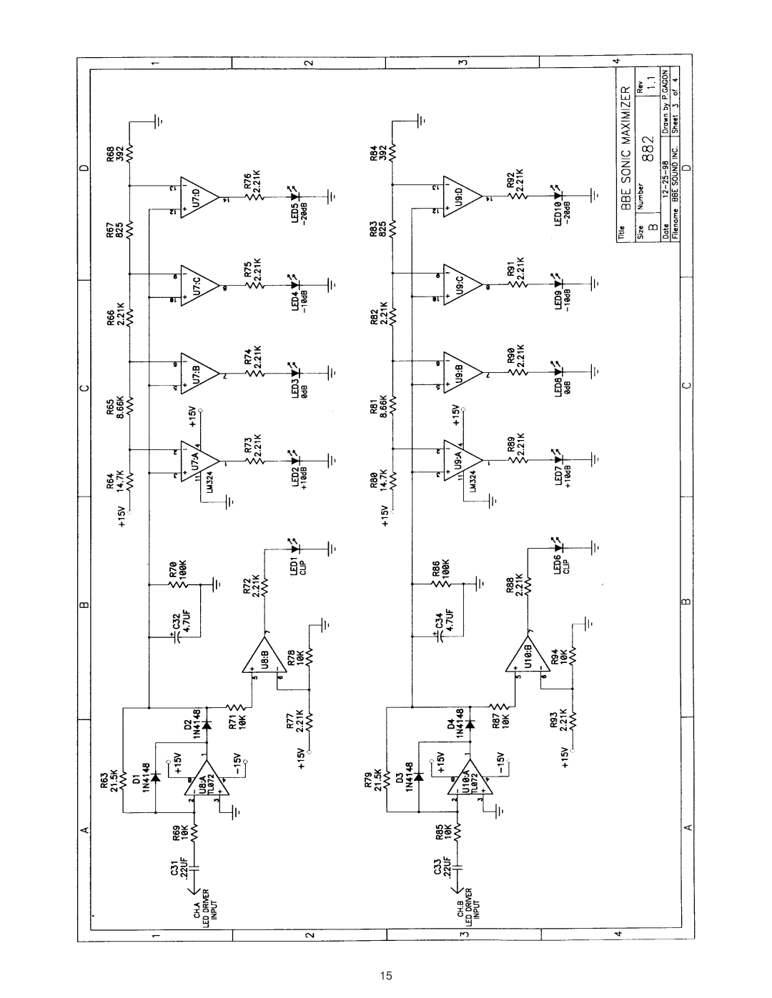 BBE BBE 882 manual 